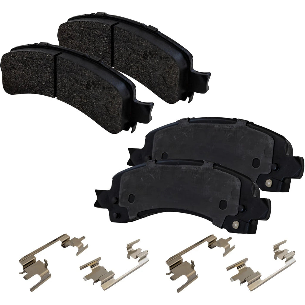 Brake Disc Rotors and Pads Kit for Chevy Express Van 2500 (2010–2023)