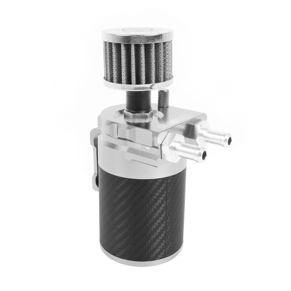 Baffled Oil Catch Can for Universal Applications