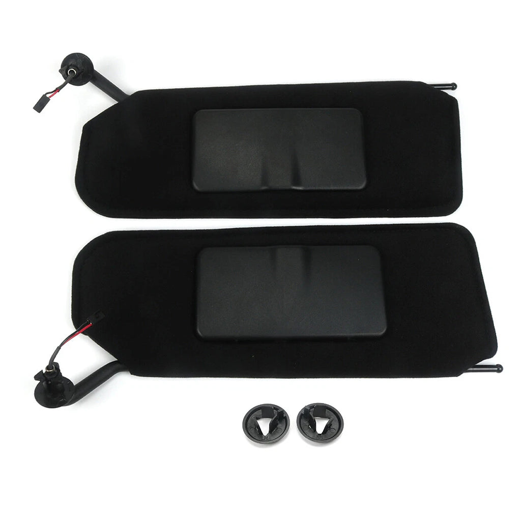 Sun Visors for Corvette C5 (1997–2004) - Lighted Vanity Mirrors, Trim Bezel
