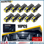 20x T10 194 LED Bulbs for Instrument Panel Gauge Cluster (Universal)