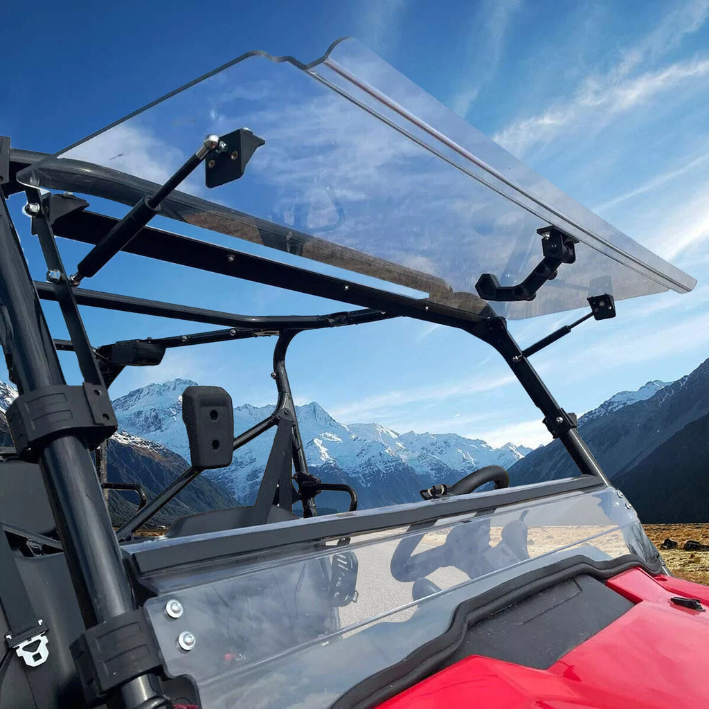 Scratch Resistant Flip Windshield for Honda Pioneer 1000/1000-5 (2016–2025)