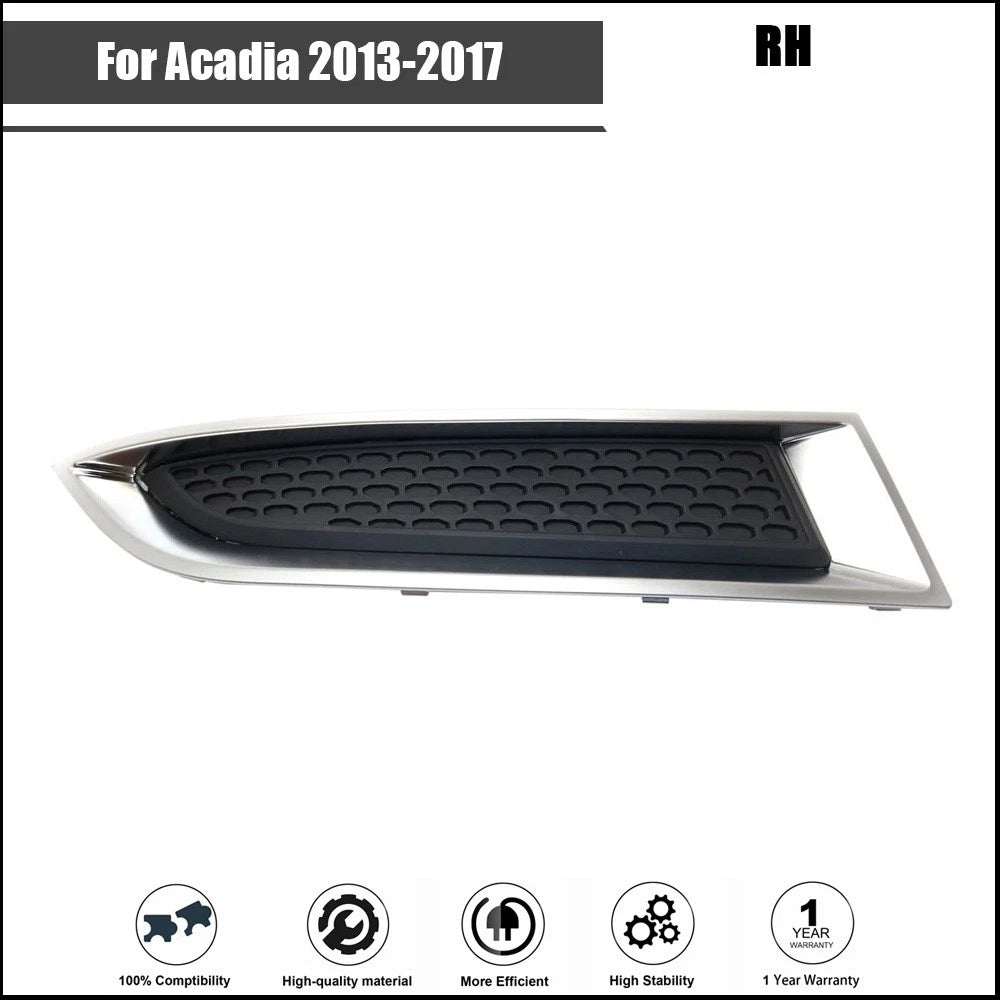 Headlight Bezel Grille for Acadia (2013–2017) Passenger Side