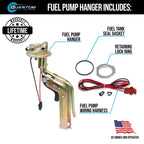 Stainless 8AN/6AN Fuel Pump Fitting for Fox/SN95 Mustang (1994–2004)