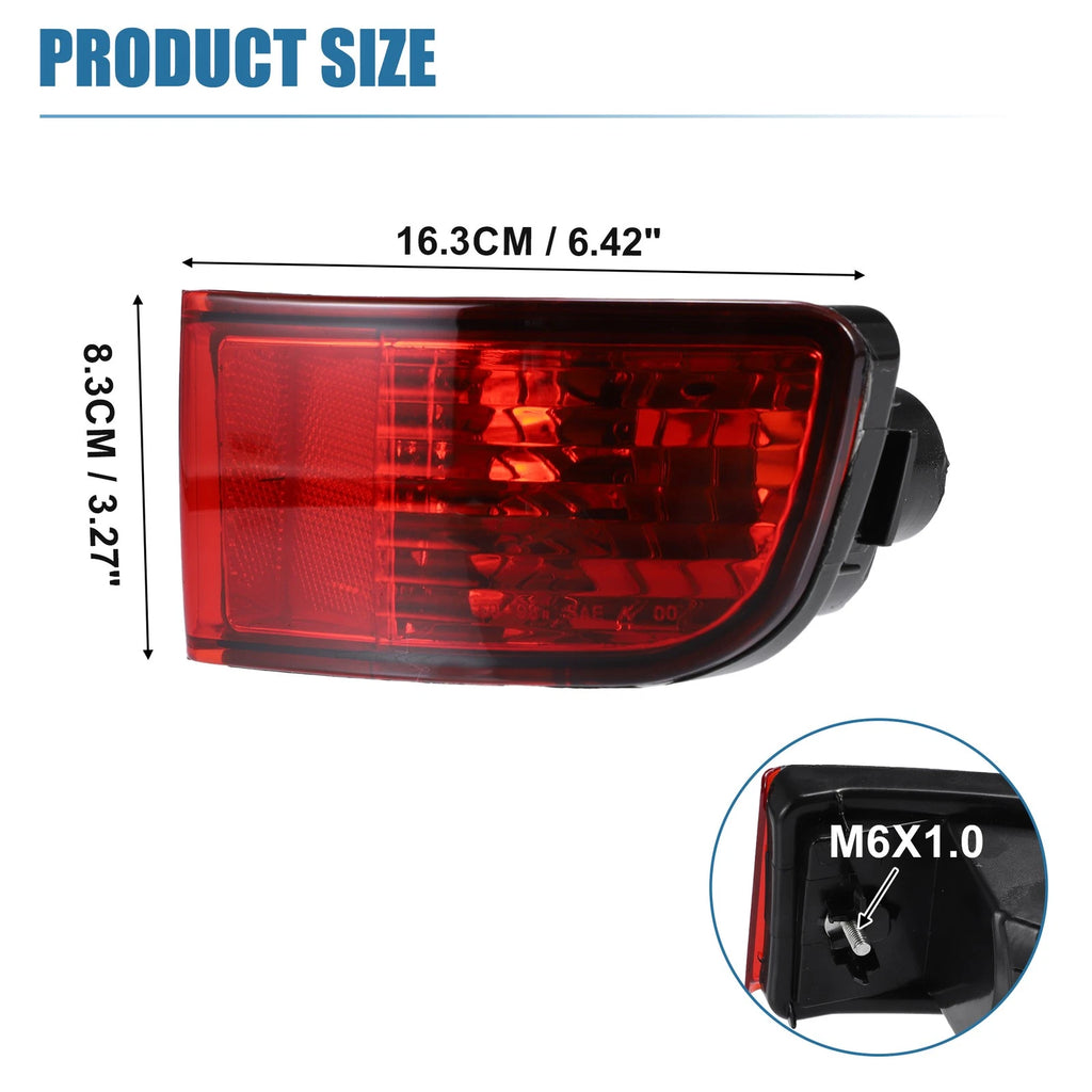 Rear Right Bumper Reflector Light for Toyota 4Runner (2003–2005) Red
