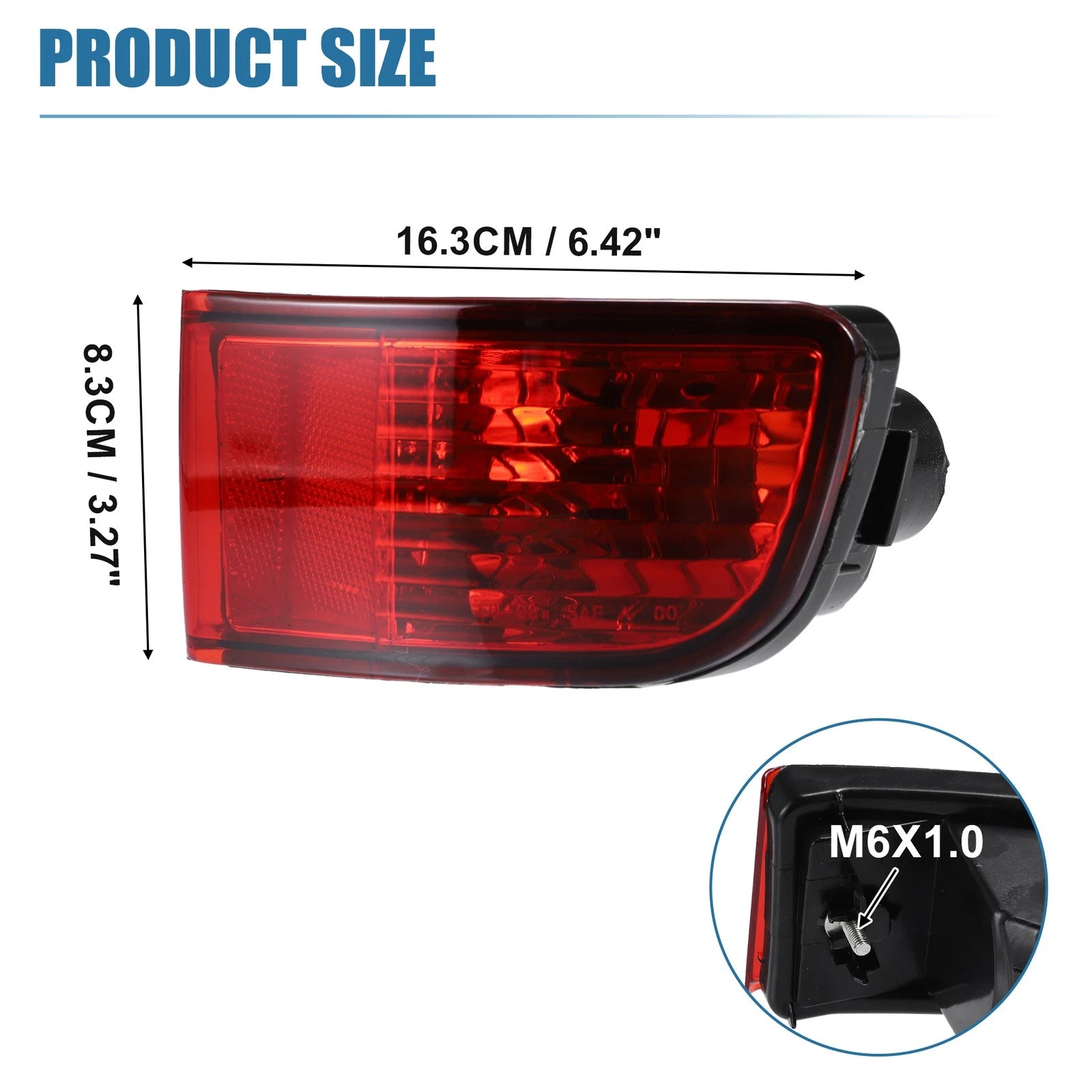 Rear Right Bumper Reflector Light for Toyota 4Runner (2003–2005) Red