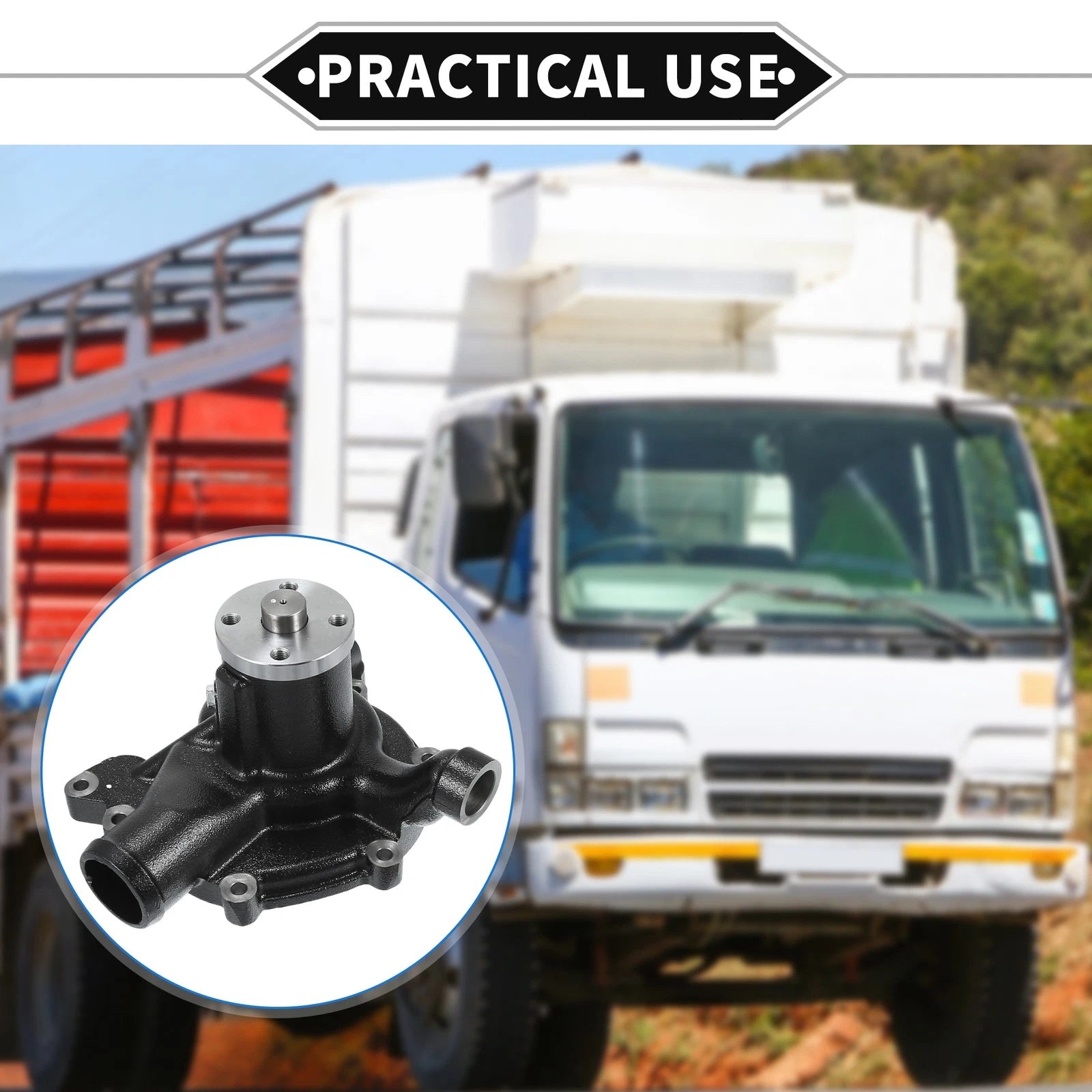 Water Pump ME995358/ME075293 for Mitsubishi 6D16 6D17 Fuso Truck 
