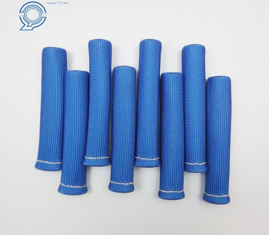 8-Piece Spark Plug Wire Heat Shield Protector Sleeve for SBC BBC