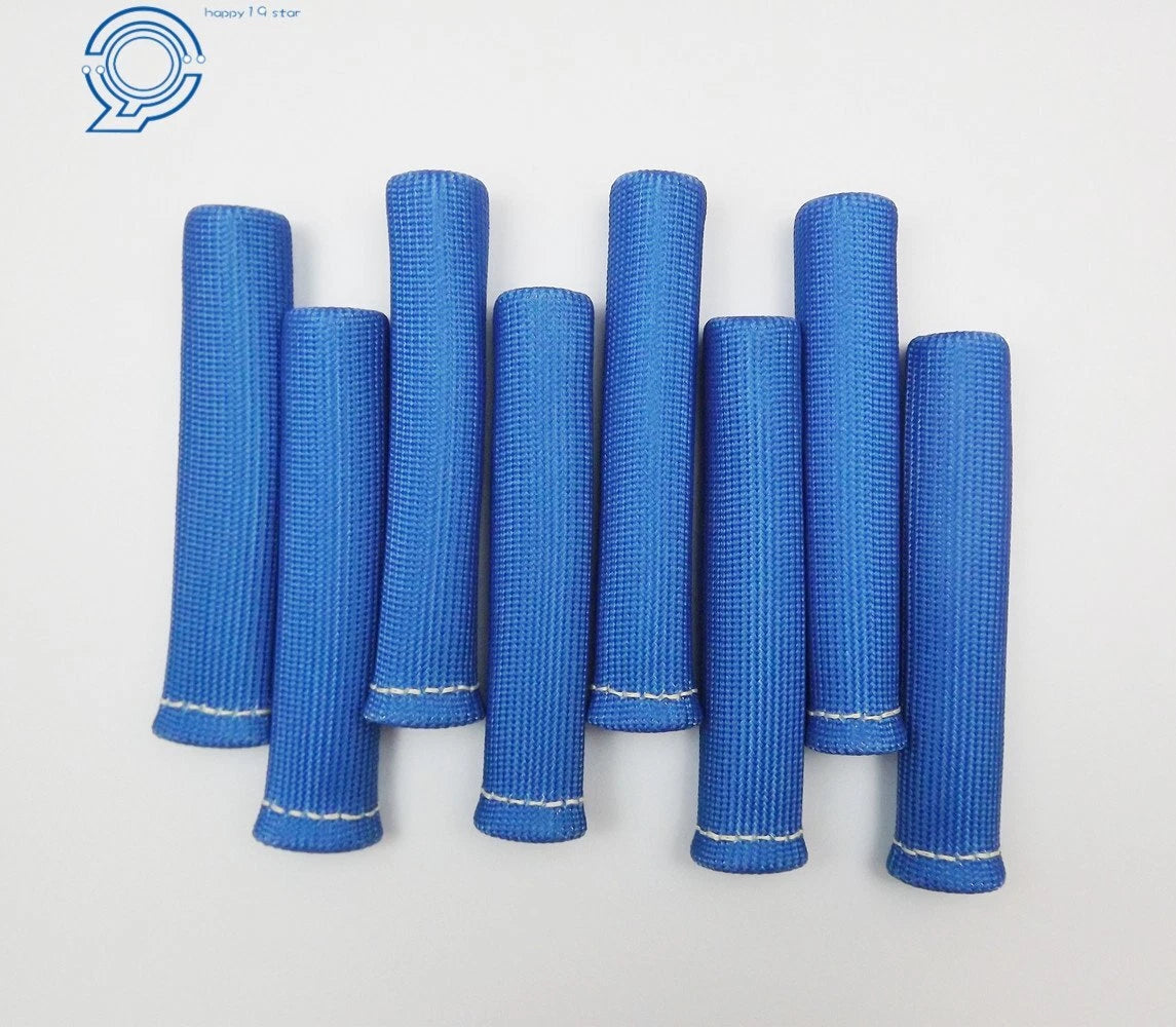 8-Piece Spark Plug Wire Heat Shield Protector Sleeve for SBC BBC