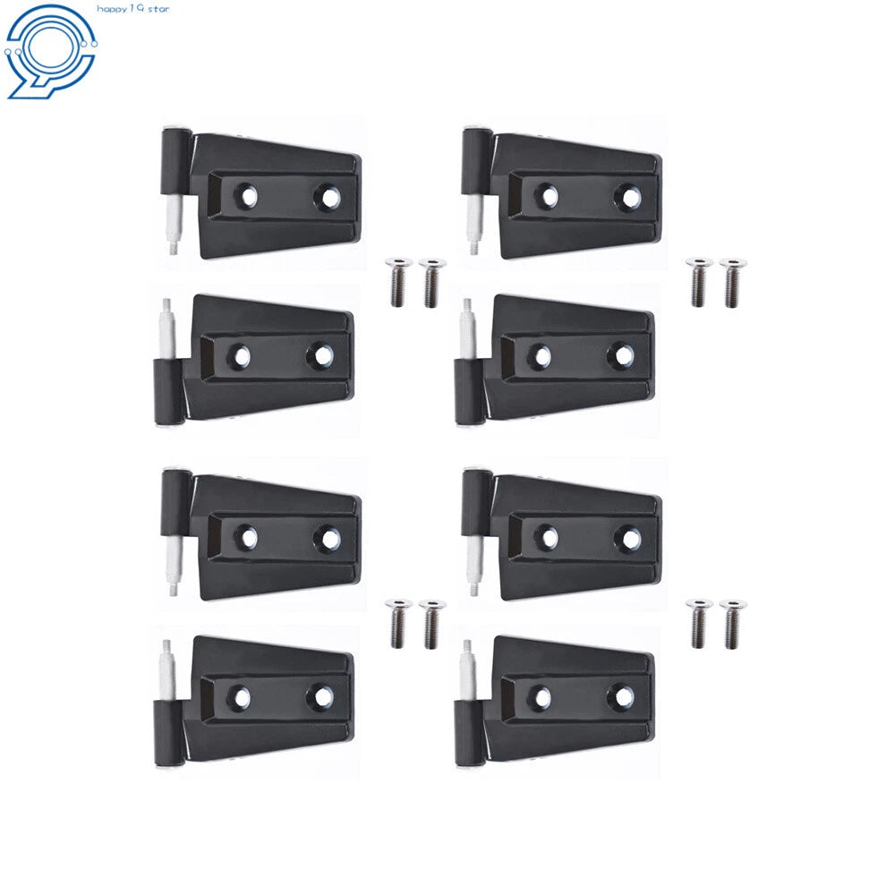 8 Piece Door Hinge Set for Jeep Wrangler Unlimited JK (2007–2017)