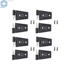 8 Piece Door Hinge Set for Jeep Wrangler Unlimited JK (2007–2017)