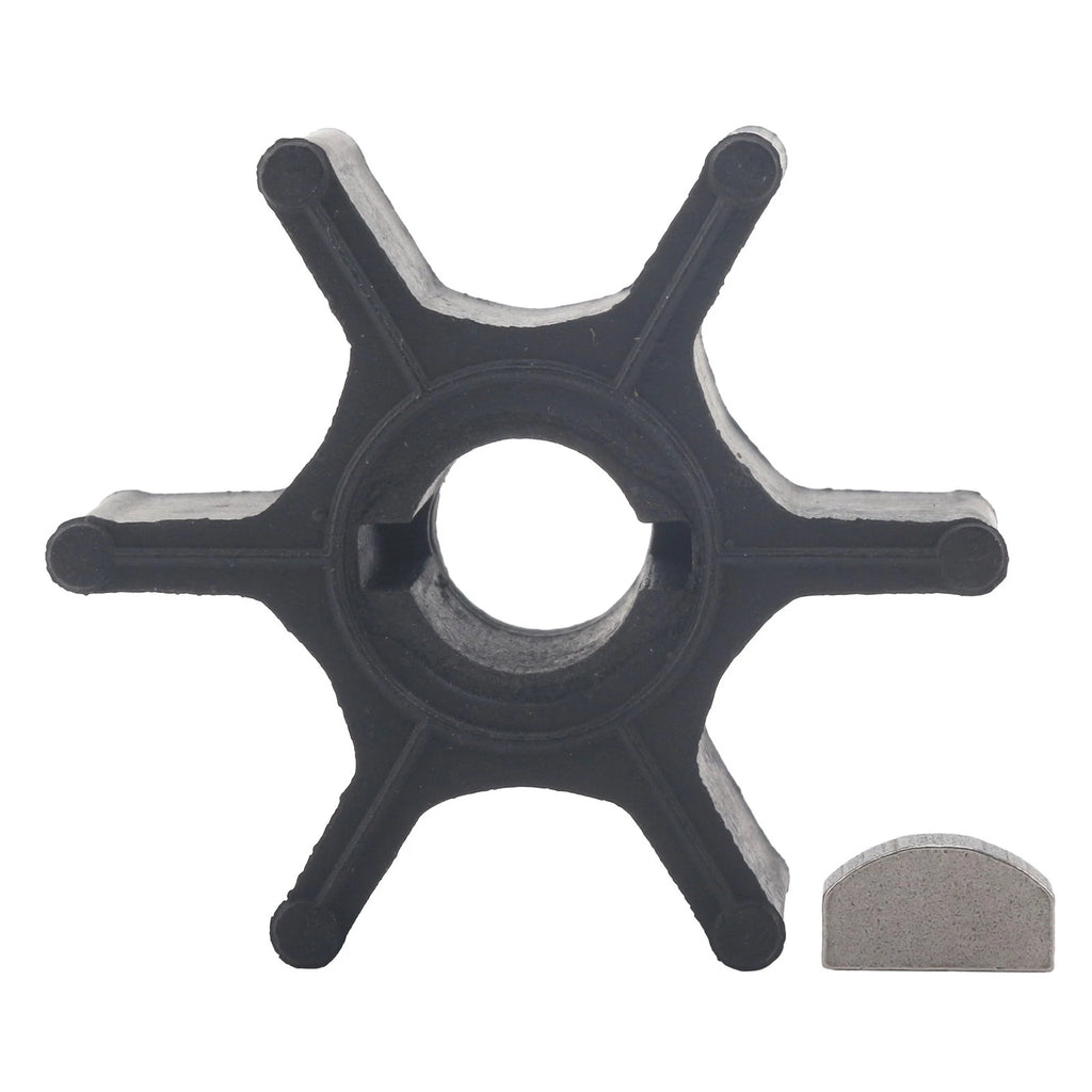 Water Pump Impeller & Key for Suzuki 2-9 HP 2-Stroke Outboard (All Years)
