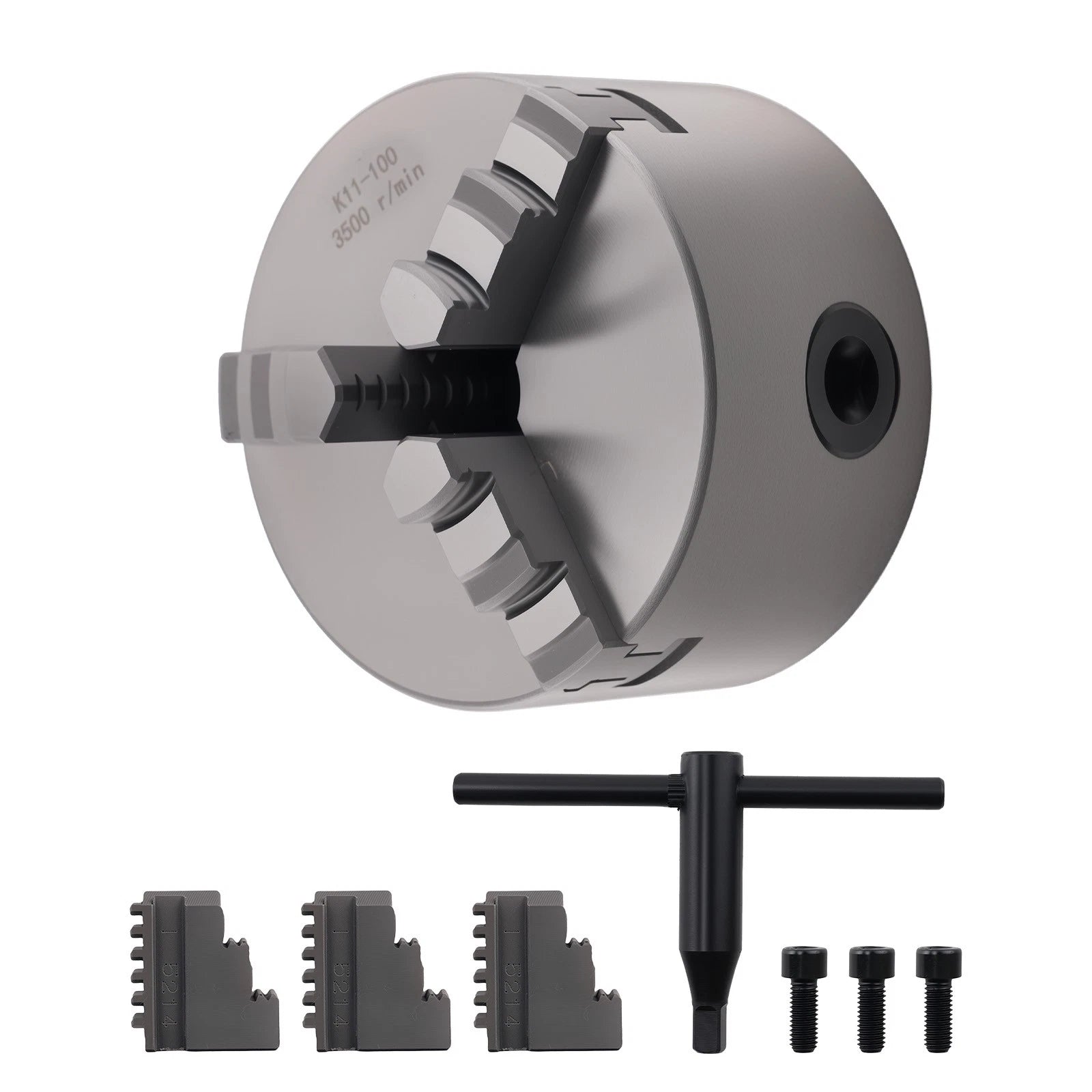 3 Jaw Chuck K11-100 for Lathe Milling (100mm)