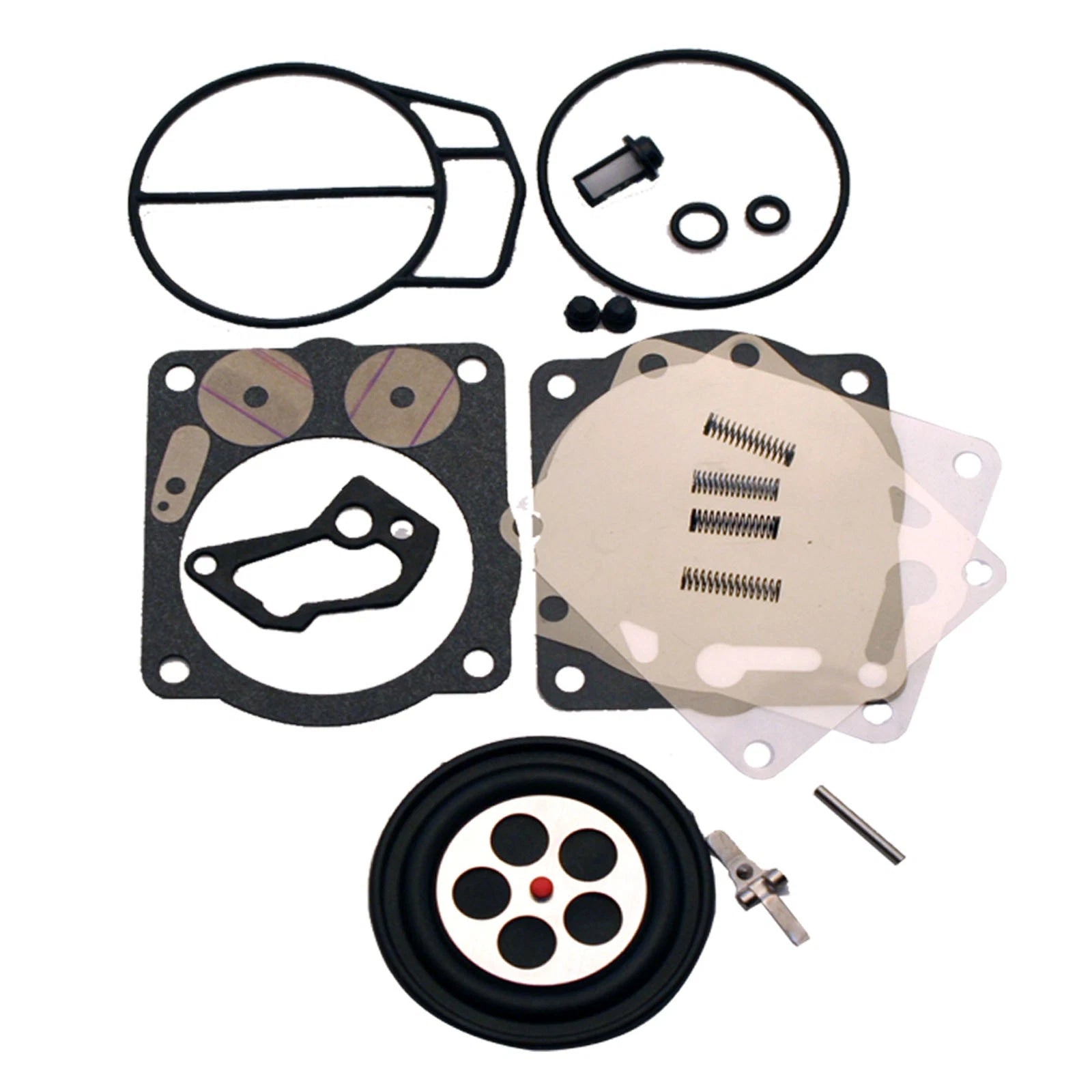 Dual Mikuni Carburetor Rebuild Kit & Needle/Seat for SeaDoo GTX GSX LRV RX XP (1995–2003)