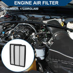 Set of 2 Engine Air Filters No. 17220RGLA00 for Honda Odyssey 3.5L (2005–2007)