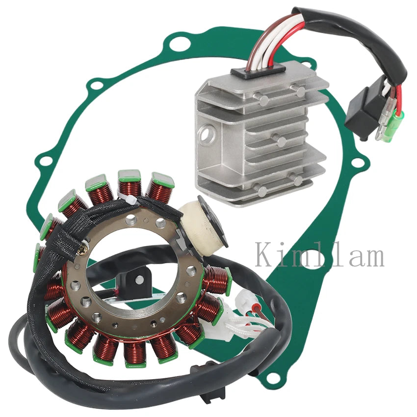 Stator Coil, Regulator, Gasket for Yamaha YFM350 Big Bear 350 (1995–1996)