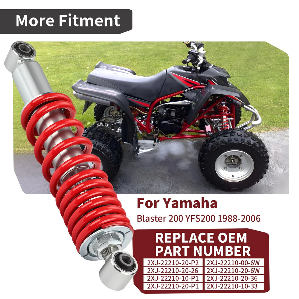 2X Rear Shock Absorber for Yamaha Blaster 200 YFS200 (1988–2006) 2XJ-22210-10-P1