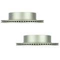 Set of 2 Bosch QuietCast Rear Disc Brake Rotors for Lexus LS430 (2001–2006)