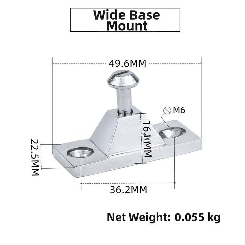 316 Stainless Steel Boat Deck Hinge for Bimini Top Canopy (Yacht)