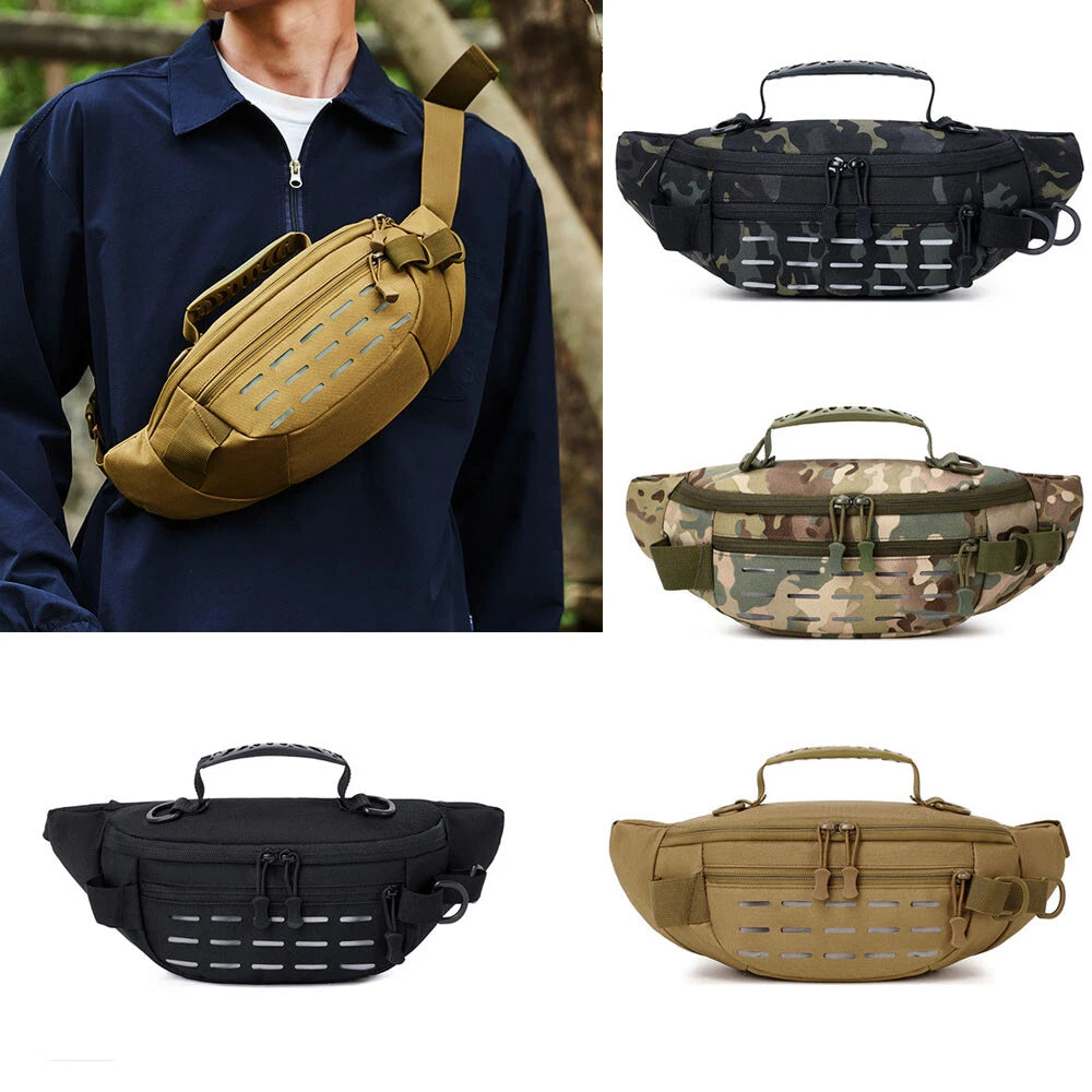 Waist Pack for Outdoor Cycling Fishing Running - Tactical Chest Pack