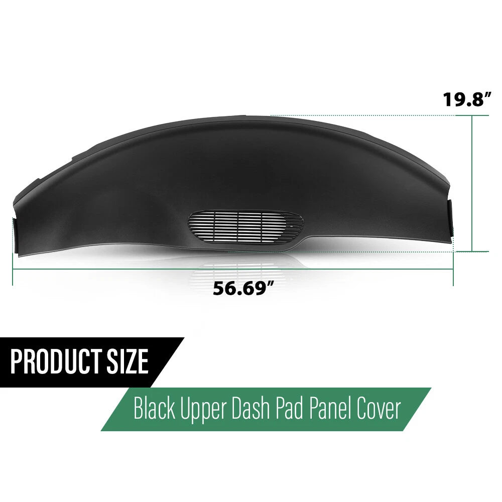Upper Dash Pad Panel for Camaro/Firebird (1997–1999) Black