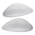 Clear Front Headlamp Lens Cover for Porsche Cayenne (2011–2014) Left+Right