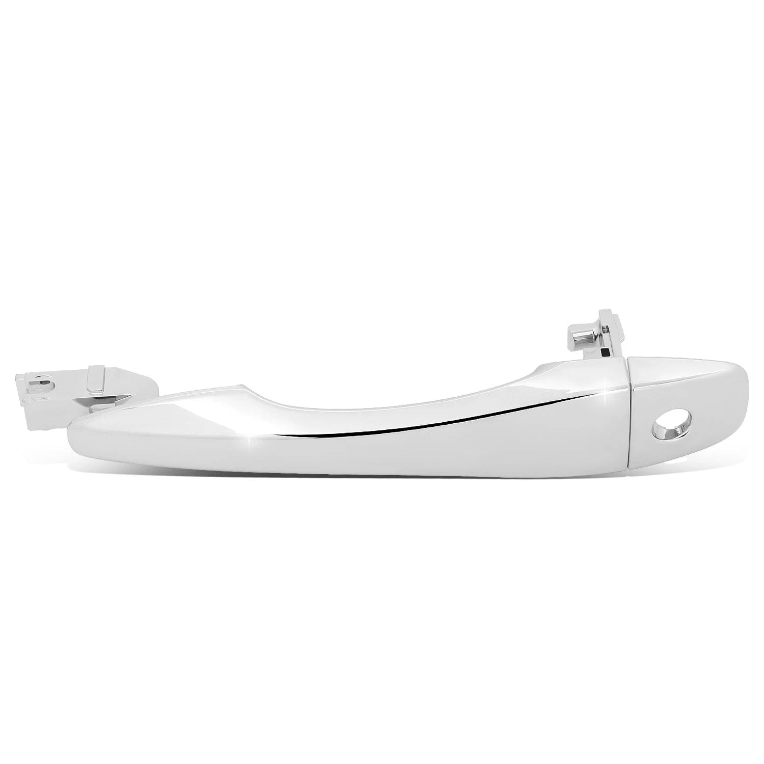 Front Left Exterior Door Handle w/Keyhole Chrome for Altima Pathfinder (2013–2019)