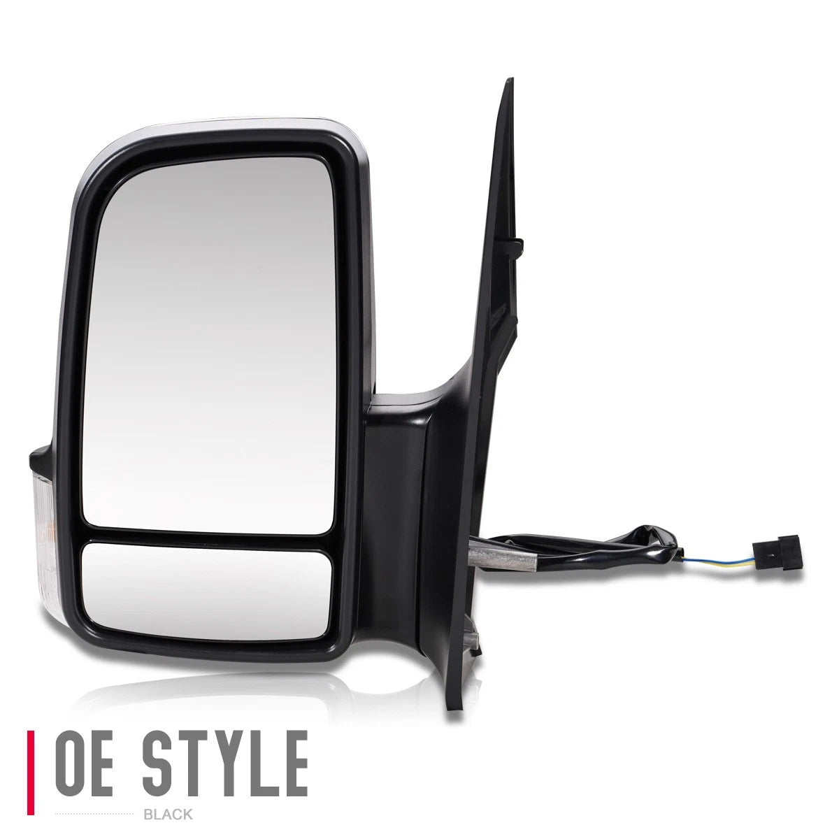 Left Manual Turn Signal Side Mirror for Dodge Sprinter 2500 3500 (2006–2009) CH1320381