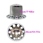 Set of 4 Chrome Wheel Hubcaps for Semi Truck