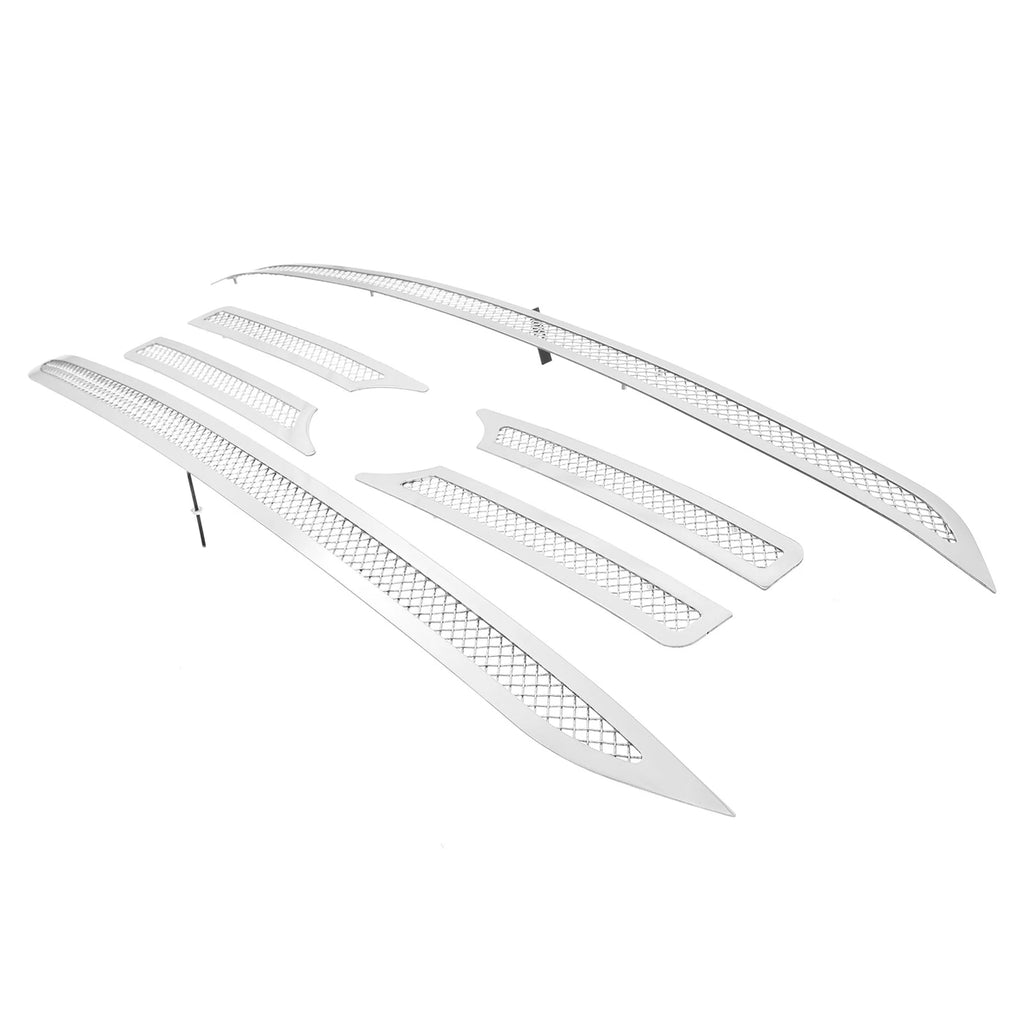 Stainless Chrome Mesh Grille Insert for Ford F-150 Lariat (2021–2023)