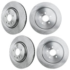 Set of 4 Brake Disc Rotors for Lincoln MKT Ford Explorer Flex (2013–2019)