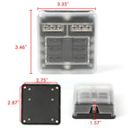 6-Way Waterproof Fuse Box with LED Indicator for 12V/24V Vehicles