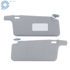 Set of 2 Sun Visors for Honda Civic (1996–2001) Gray with Mirror