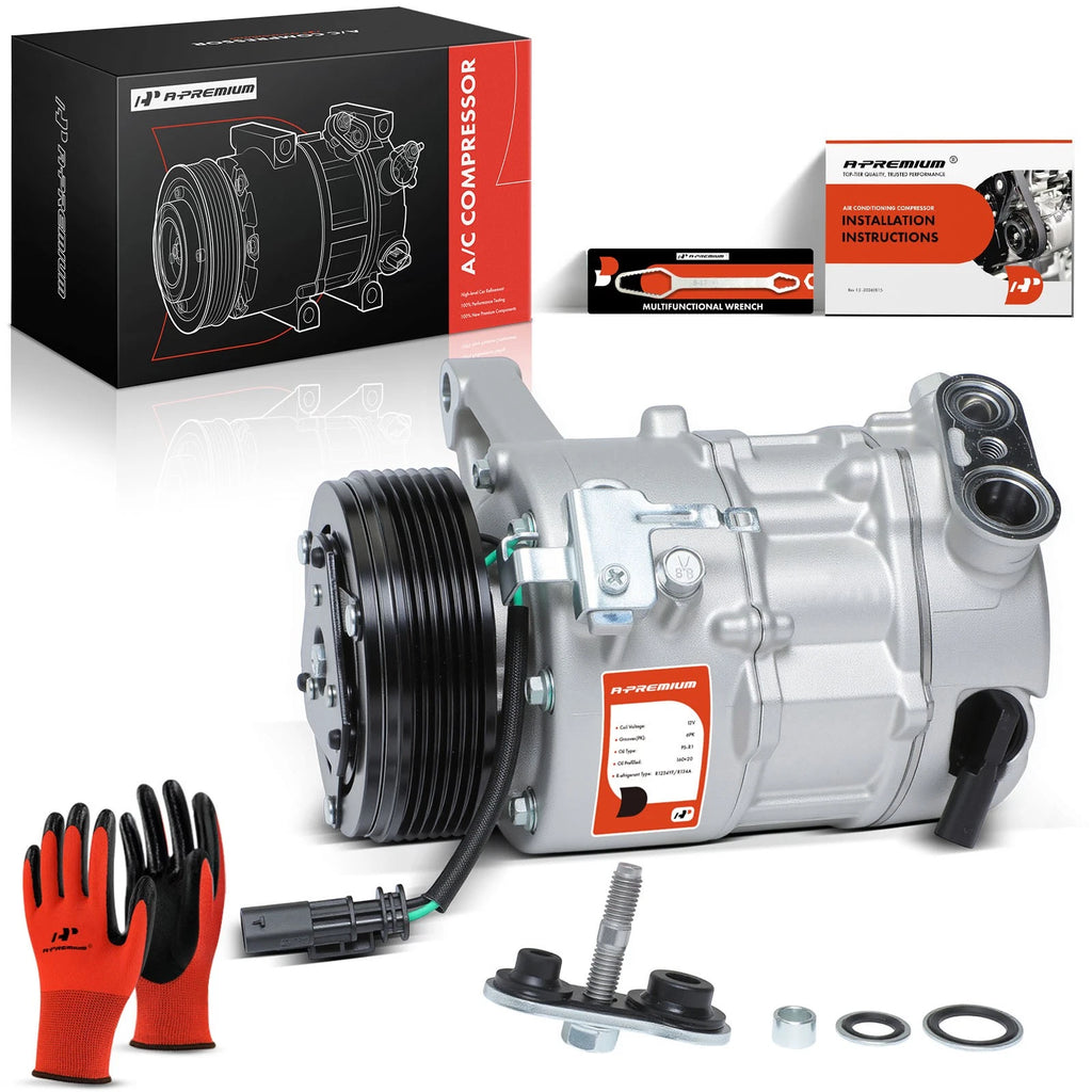 A/C Compressor with Clutch for Chevy Traverse (2013–2023)