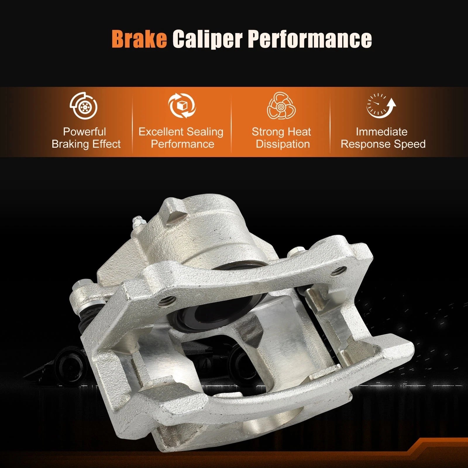 Front Pair Brake Calipers for Buick Rendezvous (2002-2007)
