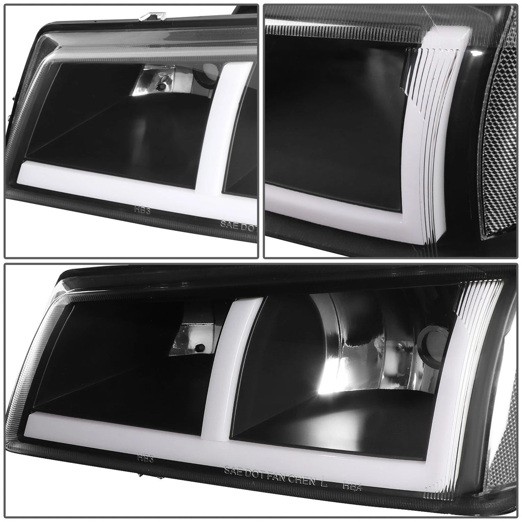 LED DRL Headlights Bumper Lamps for Silverado 1500-3500 (2003–2007)