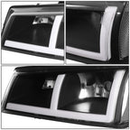 LED DRL Headlights Bumper Lamps for Silverado 1500-3500 (2003–2007)