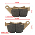 Rear Brake Pads for HARLEY DAVIDSON XL 883 R Sportster, XL 1200 C Custom (05-13)