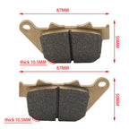 Rear Brake Pads for HARLEY DAVIDSON XL 883 R Sportster, XL 1200 C Custom (05-13)