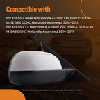 Power Right Side Mirror for Kia Soul (2014–2019) KI1321194 Paintable