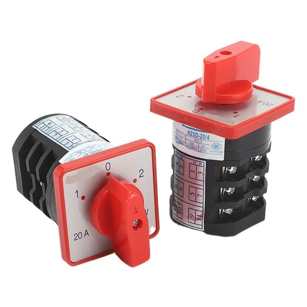 Motor Reversing Switch 20A HZ5D AC380V 660V for Automotive Applications