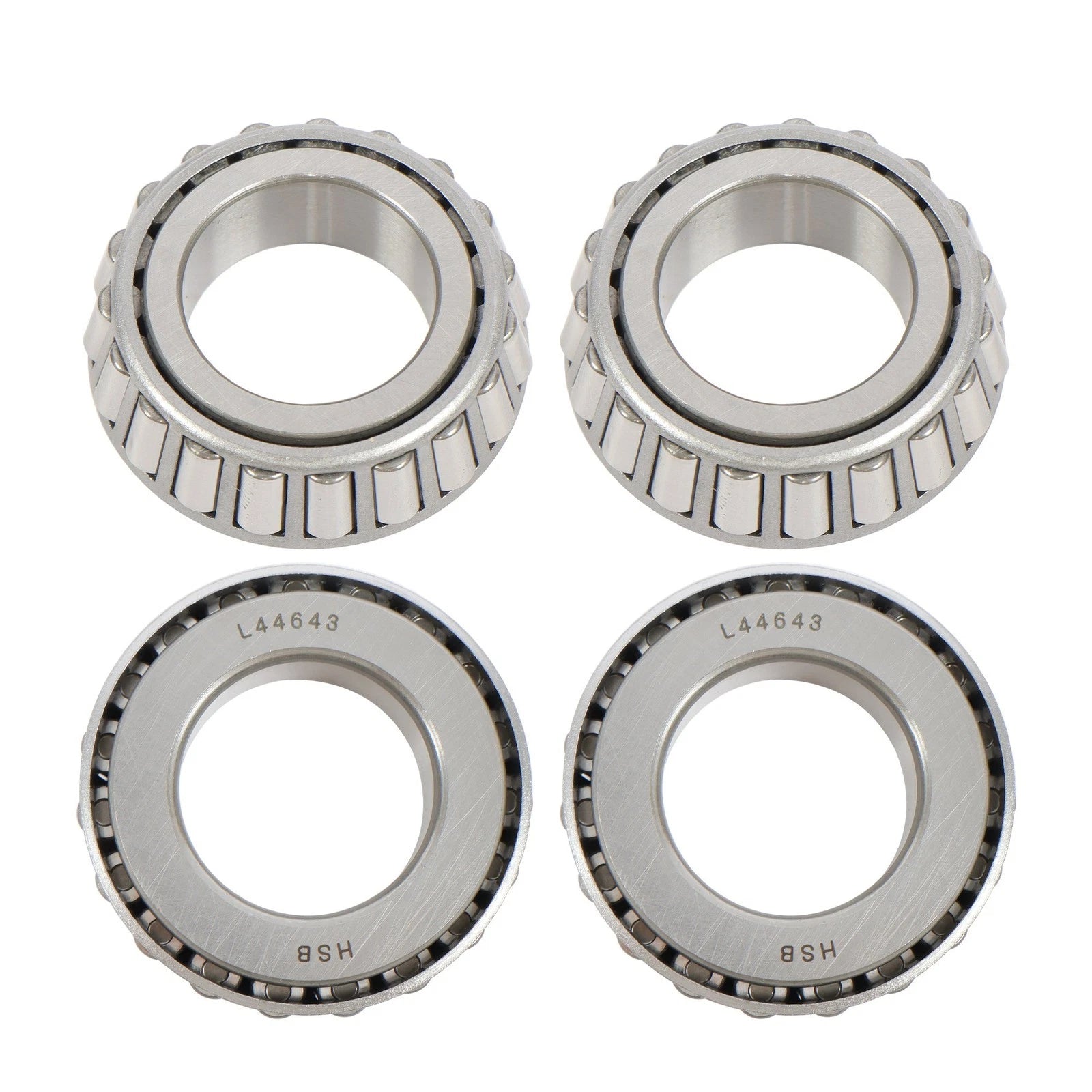 Set of 2 Trailer Hub Kit for 2000 lbs Spindle (1" or 1.0625")