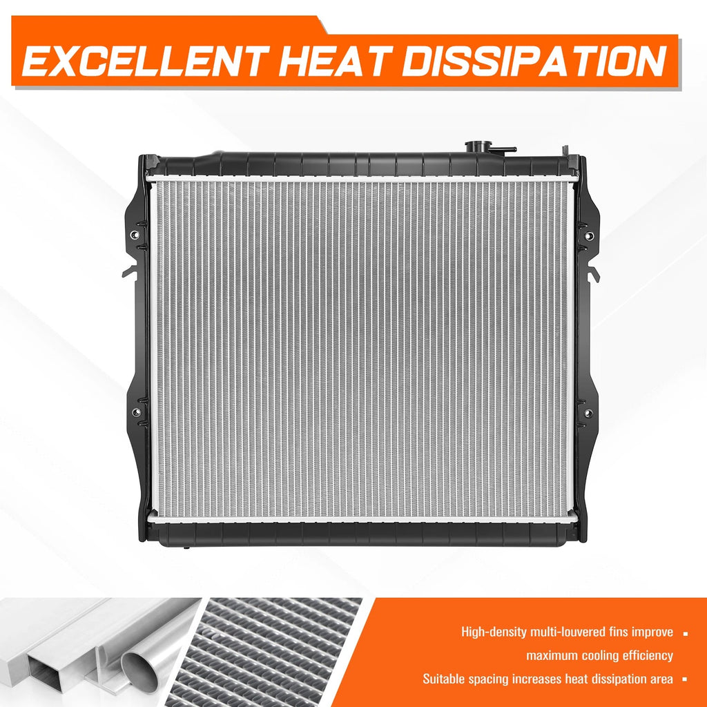 OE Aluminum Core Radiator for Toyota Tacoma (1995–2004) DPI-1774
