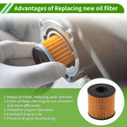 Engine Oil Filter No.263502J000 for Hyundai Sonata Hybrid (2011–2019)