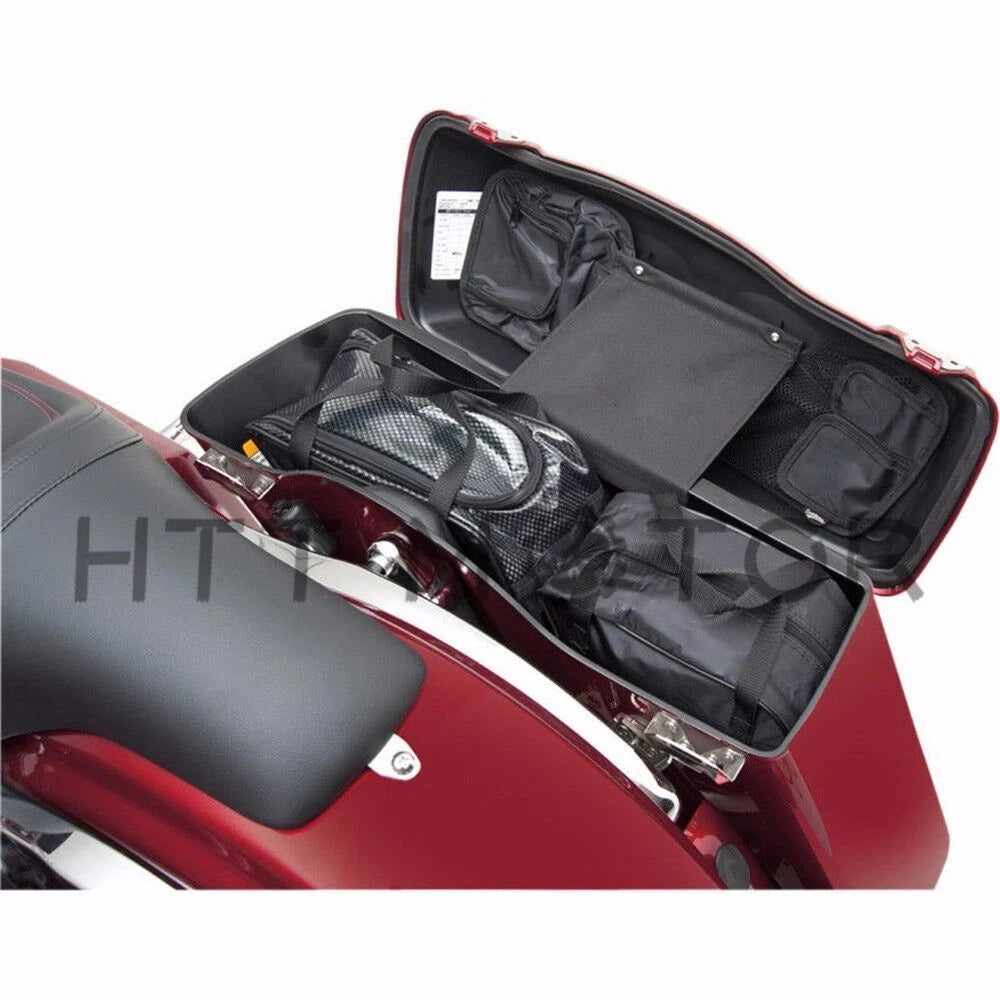 Saddlebag Lid & Tour Pak Organizer Set for Harley Touring (1993–2013)
