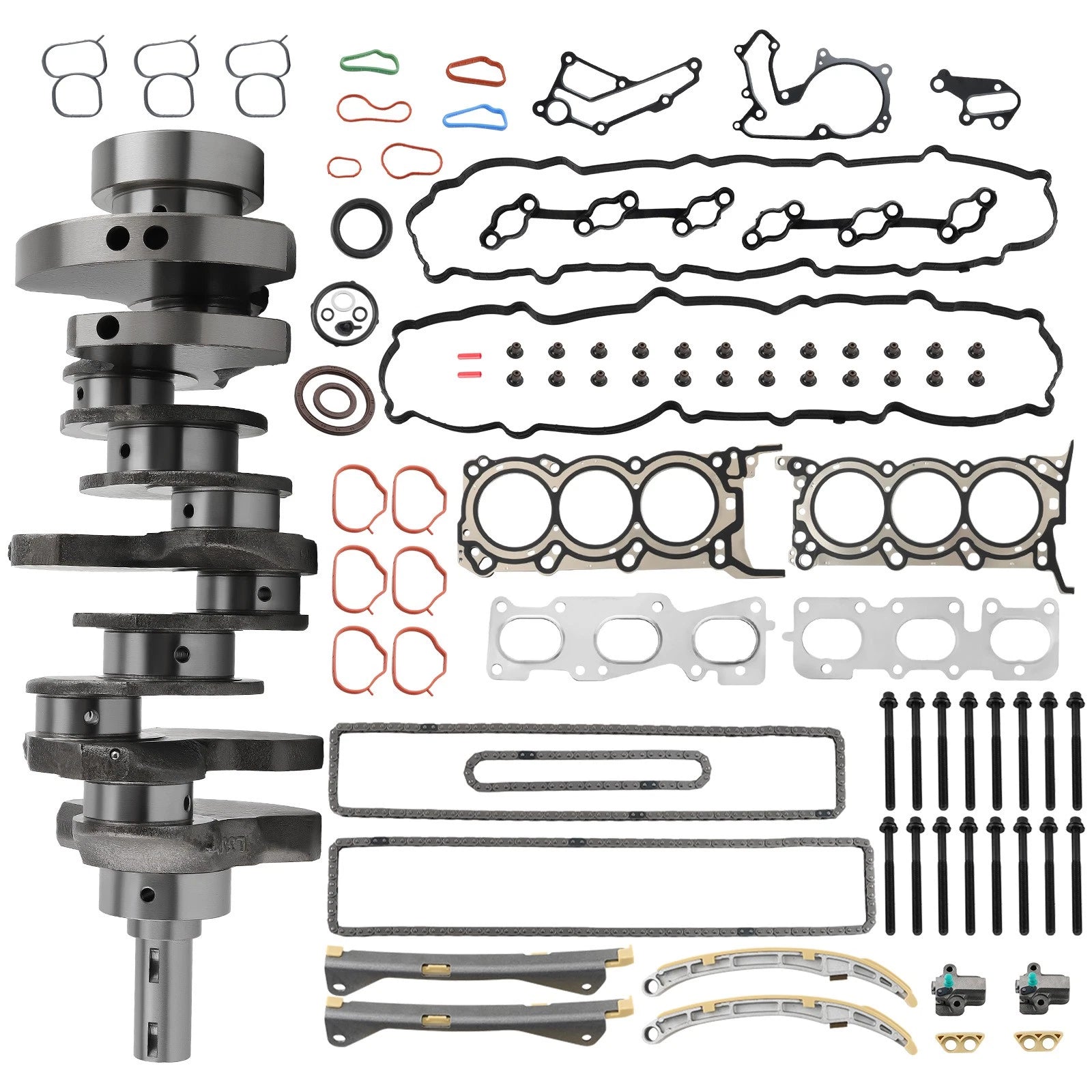 Engine Rebuild Kit & Crankshaft Timing Kit for Hyundai Kia 3.3L