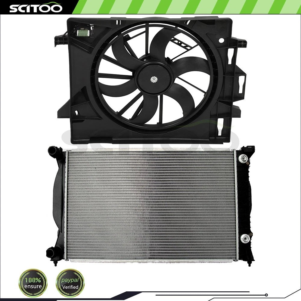 Radiator and Cooling Fan Kit for Ram C/V (2012–2015)