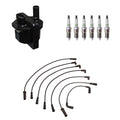 Set of 6 Denso Ignition Coil Wires & NGK Platinum Spark Plugs for C1500 K1500 (1990–1999)