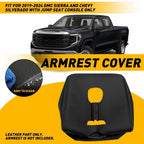 Center Console Armrest Cover for Silverado Tahoe GMC Sierra (2019–2024)