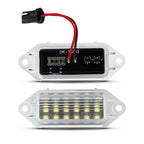 18-SMD White LED License Plate Lamp for Mitsubishi Lancer EVO X (2007–2019)