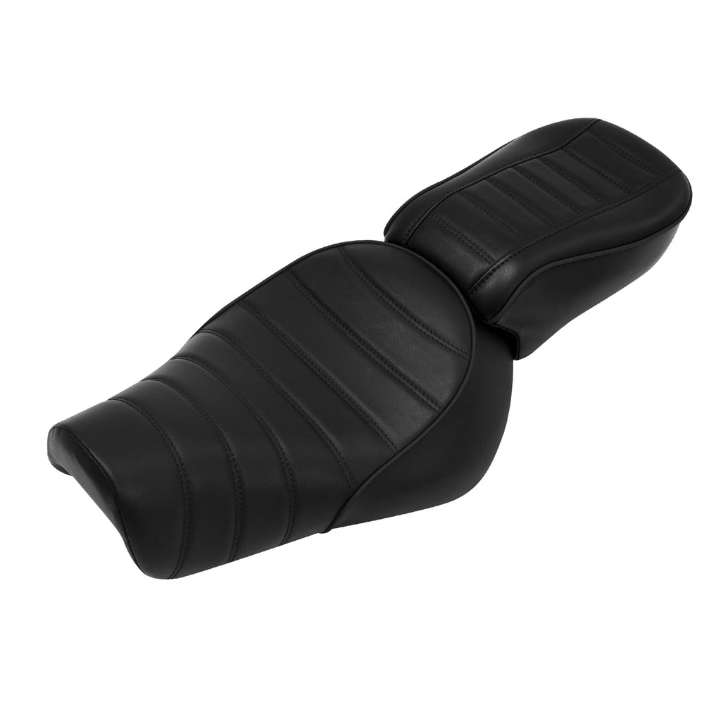 Black Driver & Passenger Seat for Harley Sportster Iron 883 (2016–2022)